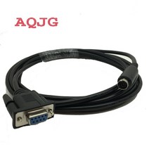 8P 미니 Din 수-암 DB9 RS232 PLC 케이블 2.5M 미쓰비시 Melsec 키보드 3M 6ft, 01 1M