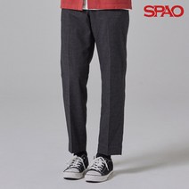 스파오 남성 10부 패턴 테이퍼드 기모