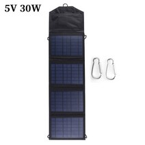 태양광충전기 태양열 차량용 30W/3W/0.25W 태양 전지 패널 휴대 전화 비상 충전기 접이식 충전 캠핑 하이킹을 위한 용품, [01] 5V 30W