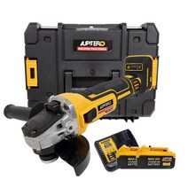 주피터D 충전 그라인더 디월트호환 5.0배터리 2개 세트 무선 연마기, 1개