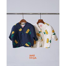 [유아/아동] 노란꽃 오버랩 ( 2col / 6m-7호 ) 신생아 봄 아우터 출산선물 어린이집