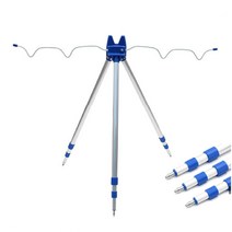 싸다구 릴 홀더 릴삼각대 낚시 용품 받침대 휴대용 대거 로드 민물낚시 바다낚시 5조, 단품