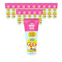 뽀로로 뉴 어린이 치약 혼합과일향, 90g, 16개