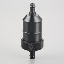 오토바이필터 범용 8mm 5/16 3939오토바이 연료 필터 자동차 가솔린 디젤 인라인 오토바이 스쿠터 크롬 알루미늄 5 색, [01] Black