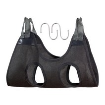 강아지미용해먹 고양이턱드름 고양이 개 해먹 수리 손톱 미용 보조 해먹 트리밍 보조 해먹 2 후크 애완 동, 01 Dark Grey, S