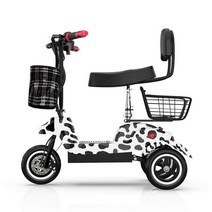 미니전기차 출퇴근스쿠터 일상 세발오토바이 바이크, 36V 암소 튜브리스 타이어 이중 시트