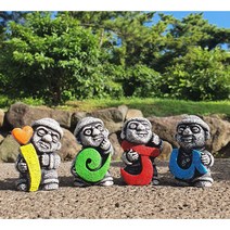 제주 돌하르방 장식인형 미니어처 장식용 인테리어 집들이 선물 기념품, 2.해녀 하르방