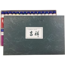 길상 분채 물감 30색 세트 No.1 동양화 한국화 민화, 1.5L