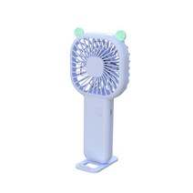 LINGYUE 휴대용 선풍기 핸디형 최신 형 저소음 미니, 흰색
