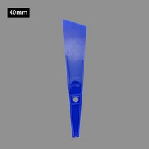 1pc 화이트/블루 플라스틱 가죽 스크레이퍼 접착제 Gumming 보드 DIY 수제 봉제 도구 적용 시트 Accessorie, [03] blue 40mm