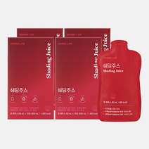 워너랩 쉐딩주스 디톡스 클렌즈 푸룬주스, 60ml, 4박스