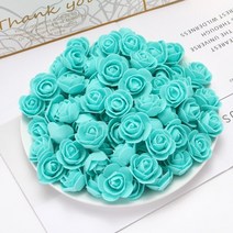 100pcs 장미의 웨딩 테디 베어 diy 선물 발렌타인 데이 선물 인공 꽃 새해 크리스마스 장식 홈 조화, 17-100 조각