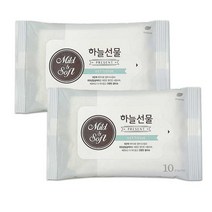 홀렌24 피톤치드 저자극 하늘선물 휴대용 물티슈 10매x10개 묶음, 1세트