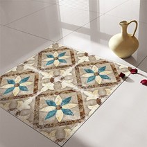 대리석 무늬 장판 셀프 바닥 두꺼운 붙이는 비닐 스티커 흰색 욕실 시트 거실 타일 방수, DB119, 40개(3.6㎡)