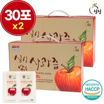 싱싱맑은사과즙 30포+30포, 60포, 1세트