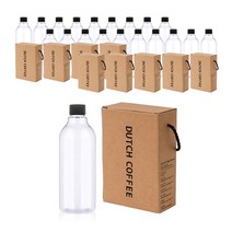 카페로메오 더치병 500ml 투명용기 20P+2병박스 10P 더치커피병 페트병 커피병 더치박스 더치커피 선물포장