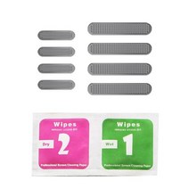 풀세트 더스트 넷 이어 스피커 라우드 마이크 메쉬 For IPhone 13 Pro Max 미니 안티 스크린 그릴 접착 스, 01 black