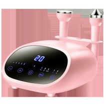 3in1 초음파 고주파 미세전류 얼굴 눈가 마사지기 피부 주름 관리기 안마기기, 02형Pink 2