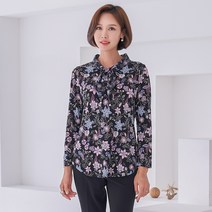 엄마옷 마담4060 진주포인트스카프블라우스-RHBL303002-