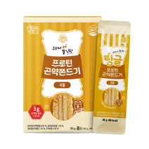 내추럴박스 _ 프로틴 곤약 쫀드기 곡물맛 20g x 8포 1박스