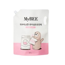 마이비 유아 섬유유연제 리필2.1L 스위트터치향 유아유연제 유아세제, 1팩, 2.1L