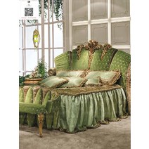 이탈리아 가구 유럽 고급 단단한 나무 손으로 조각 한 1.8m 더블 침대 빌라 침실 침대 가구 침대 프레임, 없음