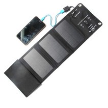 휴대용 소형 80W 접이식 태양 전지 패널 USB 5V 충전기 방수 셀 야외 캠핑 하이킹 휴대용 전화 전원, 한개옵션0