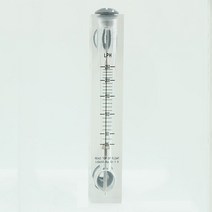 25-250LPH 1/2 BSPT 수나사 PMMA 패널 유형 액체 플로트 유량계 제어 밸브 미포함 로타미터, 01 25-250LPH