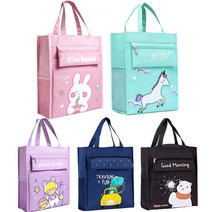 퍼니 카툰 보조가방 /초등학생 신발주머니 실내화가방