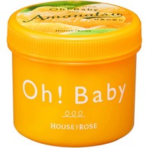 House of Rose 무파라벤 온천수 바디스크럽 350g Y존 바디워시스크럽 닭살피부 왁싱후케어 브라질리언후관리 다리인그로운헤어 허벅지모공각화증 다리 팔뚝오돌토돌