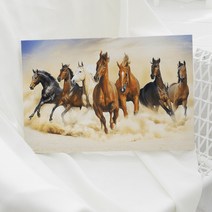 말 그림 팔마도 칠마도 그림 행운 캔버스 액자 사무실 활력 기운 행마도, 06.성취 칠마도