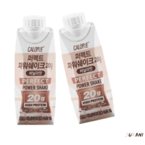 칼로바이 프로틴 음료 퍼펙트 파워쉐이크 바닐라 250ml 18개, 퍼펙트 파워쉐이크 20G 바닐라맛 18개
