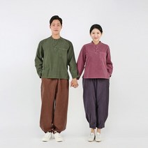 (남녀공용) 베이직 포켓 티셔츠바지SET 빅사이즈 상하컬러선택가능 생활한복2534