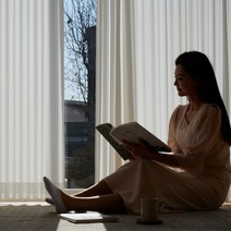 자모네 우풍차단 방한 커튼 방풍 거실 암막