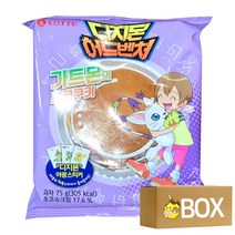 롯데 디지몬빵 가트몬 초코쿠키 75g X 24봉 1박스, 1개