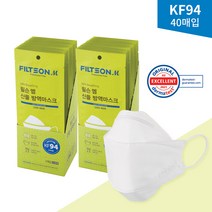 필슨 엠 산들 방역마스크 KF94 대형 40매입 개별포장, 1개
