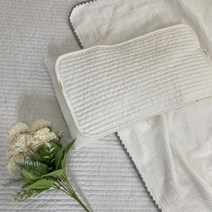 마롤로뜨 아기베개 커버 유아 아기땀 베개 패드 신생아 100수 순면, 무지아이보리_인견아기땀베개커버