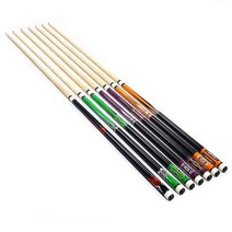 당구큐 큐대 큣대 57 인치 1/2-PC 센터 조인트 데칼 메이플 우드 나인 볼 당구 풀 큐 13mm