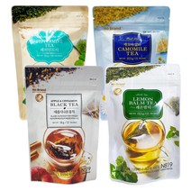 노브랜드 티백차 1g x 20티백 페퍼민트 캐모마일 애플시나몬홍차 레몬밤티, 애플시나몬홍차 12티백