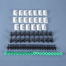 자동차 볼트 너트 80pcs 자동 사이드 씰 스커트 몰딩 그로멧 클립 고정 나사 플러그 리벳 bmw e36 316i 318i 318tds 323i 325tds 328i m3, 없음
