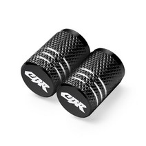 바이크 오토바이 CNC 알루미늄 휠 타이어 밸브 스템 캡 혼다 CBR 125R 600 F4i 650F/R 1100XX 1000F cbr 954 1000 RR 900RR 250R, 07 2Pcs Black