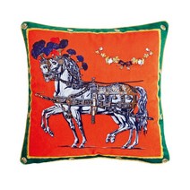 패브릭 가죽 인조 소파 벨벳 패브릭 미국 럭셔리 듀플렉스 전체 인쇄 홈 소파 쿠션 커버 베갯잇 코어 카시, 13 HM97_01 450mm*450mm