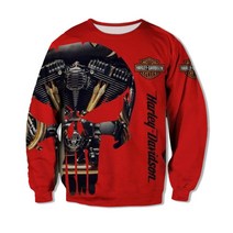 Harley Davidson 할리 데이비슨 크루넥 롱 슬리브 스웻셔츠 티셔츠