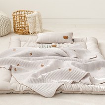 베비 유아동 누비이불 모달 100% 자연주의 천연소재, 그레이