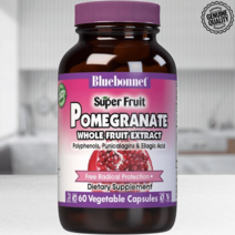블루보넷 슈퍼 프루트 Pomegranate 석류 추출물 60 베지 캡슐 폴리페놀