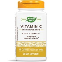 네이쳐스웨이 비타민 C 로즈힙 1000mg 캡슐, 100개입, 1개