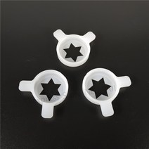 아이스크림 젤라또 기계 업소용 헥사그램 모델링 캡 3 개 소프트 아이스크림 기계용 예비 부품 플라스틱, 한개옵션0
