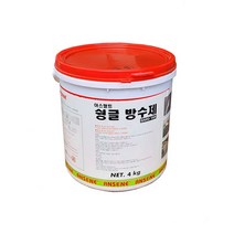 안새내 옥상방수 슁글지붕방수 슁글박사 4KG, 회색, 1개