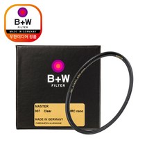 [정품] 슈나이더 B+W MASTER nano 007 Clear 77mm BW필터