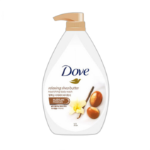 도브 릴랙싱 쉐어버터 바디워시 1000ml 비누 대용량 1021460, 젠틀스크럽-1L - 1개